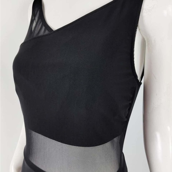 VTG Tadashi Shoji,Avant Garde,Sheer-Mesh Mid-drift,Evening Dress,Gown,EUC,Size S - Picture 7 of 14